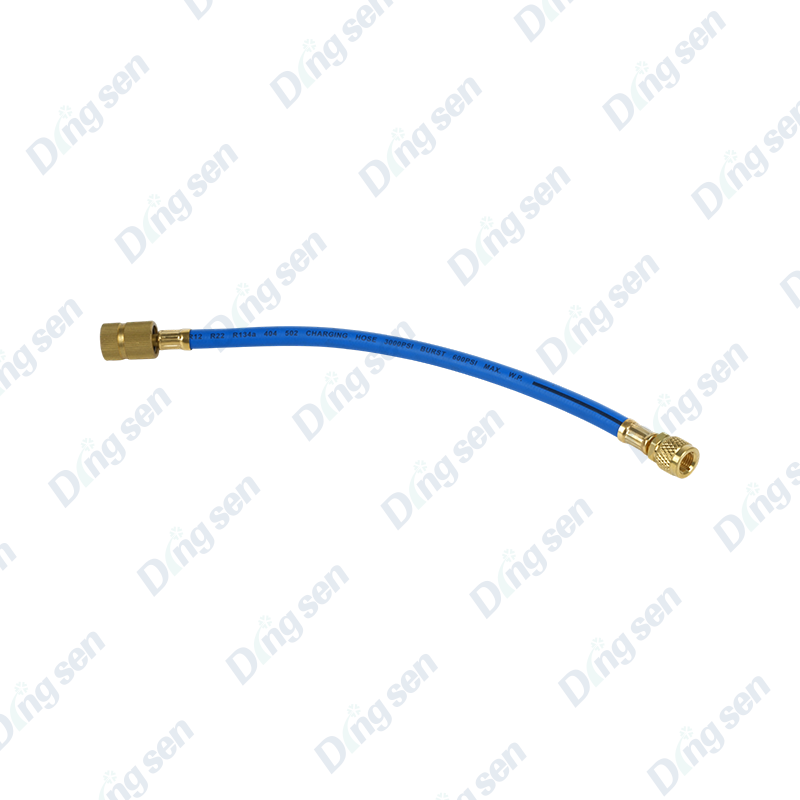 Sistema di riempimento dell'aria condizionata per autoveicoli con tubo gonfiabile